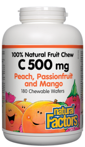 Natural Factors Vitamin C Peach Passionfruit