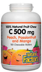 Natural Factors Vitamin C Peach Passionfruit