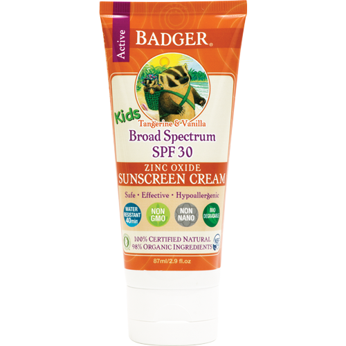 Badger SPF 30 Kids Sunscreen Cream 87ml