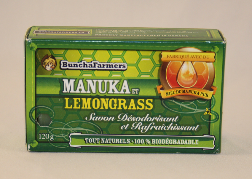 Buncha Farmers Manuka and Lemongrass Soap Bar