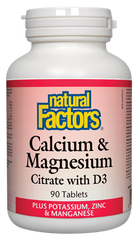 Natural Factors Cal-Mag-D 90Tab