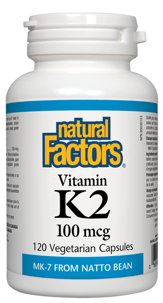 Natural Factors Vitamin K2 120Caps