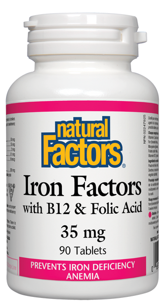 Natural Factors Iron Factors 90Tab