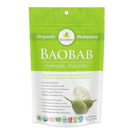 Ecoideas Organic Baobab Powder 113G