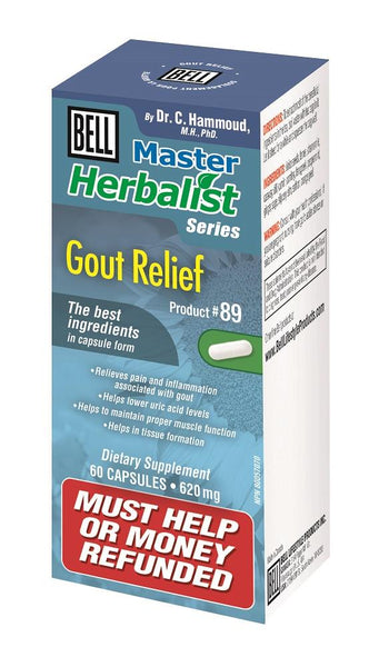 BELL Gout Relief 620mg 60caps