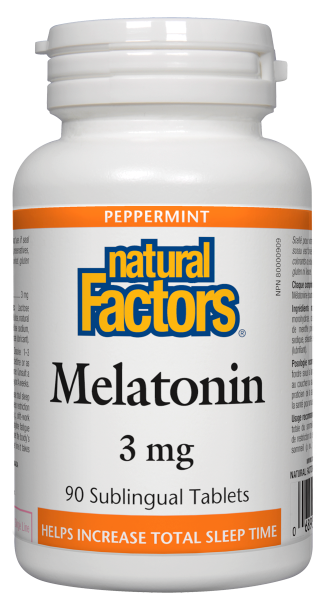 Natural Factors Melatonin 3Mg 90 Tab