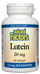 Natural Factors Lutein 20Mg 60SG