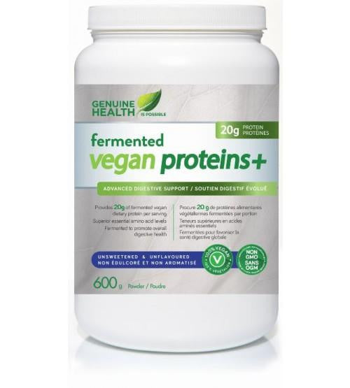 GENUINE HEALTH FERMENTED PROTEINS 600G NATURAL