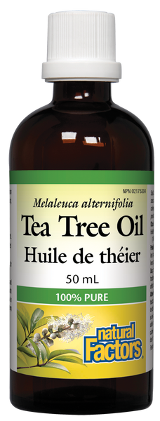 NATURAL FACTORS TEA TREE OIL 50ML