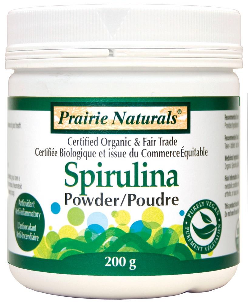 Prairie Naturals Organic Spirulina Powder 200g