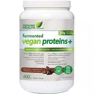 Genuine Health Fermented Vegan Protein+ Chcolate 600g