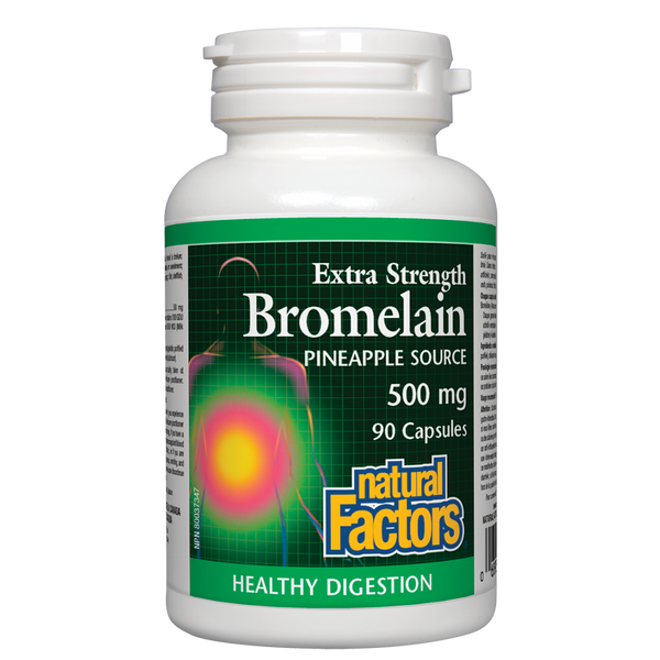 Natural Factors Extra Strength Bromelain 90Cap