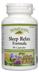 NATURAL FACTORS SLEEP RELAX FORMULA 90CAPS