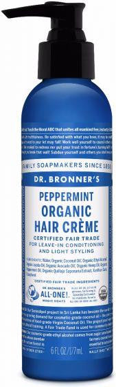 Dr. Bronner Organic Hair Cream Peppermint 177ml