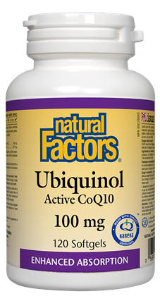 NATURAL FACTORS UBIQUINOL 100MG 120SG
