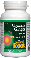 Natural Factors Chewable Ginger 90Tab