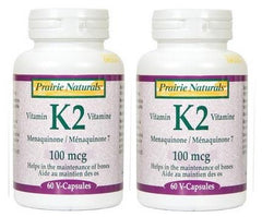 Prairie Naturals Vitamin K2 Duo Pack 60Vcaps