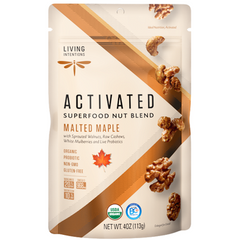 Living Intentions Activated Superfood Nut Blends Malted Maple 113G
