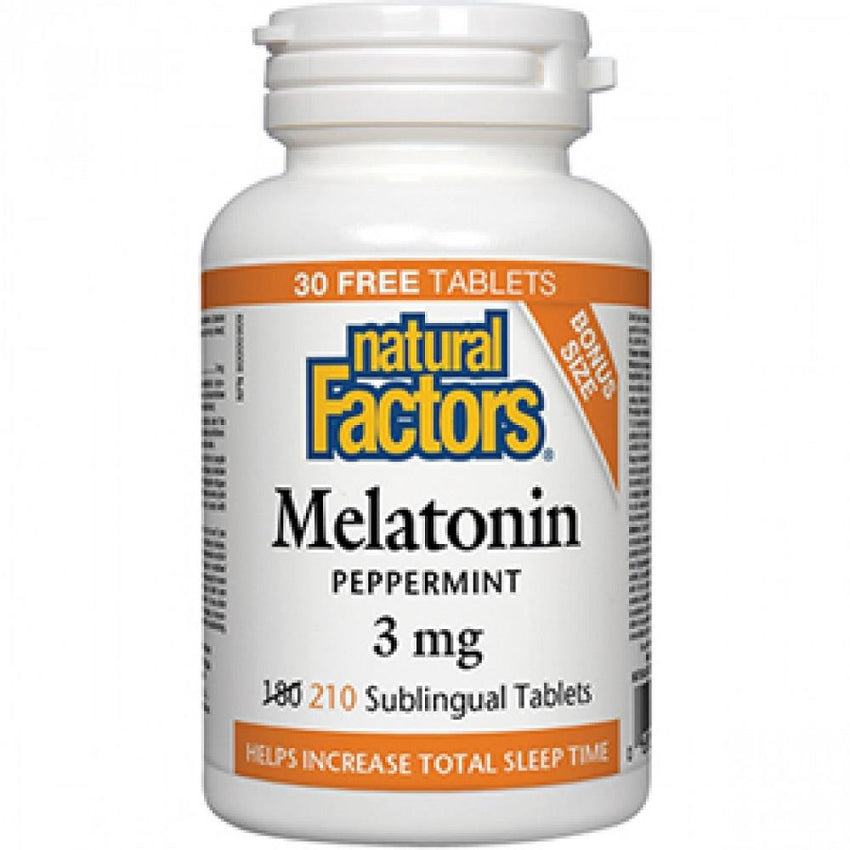 Natural Factors Melatonin 3mg 210tabs