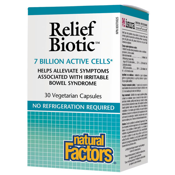 Natural Factors Relief Biotic 30Vcaps