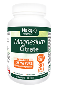 Naka Magnesium Citrate 150mg 220vcaps