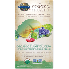 Garden of Life MyKind Organics Organic Plant Calcium 90 Tablets