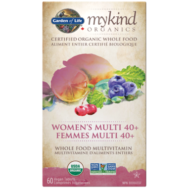 Garden of Life MyKind Organics Women's Multi 40+ 60 Tablets