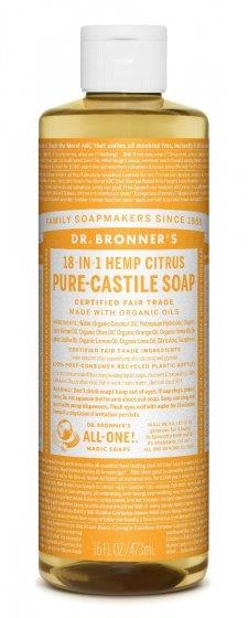Dr. Bronner Pure-Castile Citrus Liquid Soap 473ML