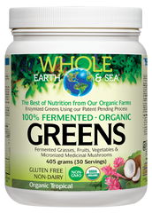 Whole Earth and Sea Fermented Organic Greens - Tropical Fruits