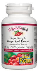 Natural Factors Grape Seed Rich 90V.Caps