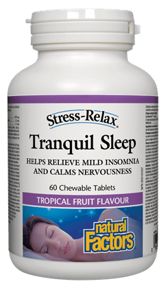 Natural Factors Tranquil Sleep Extra Strength (Tropical Fruit Flavour)