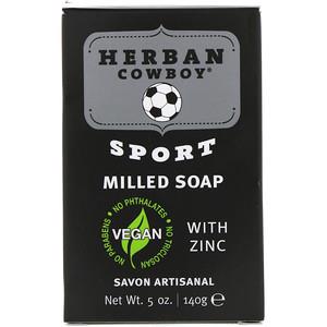Herban Cowboy Milled Soap Sport 140g