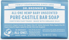 Dr. Bronner Pure-Castile Bar Soap Baby Unscented