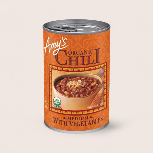 Amy's Organic Chili With Vegetables 398ml