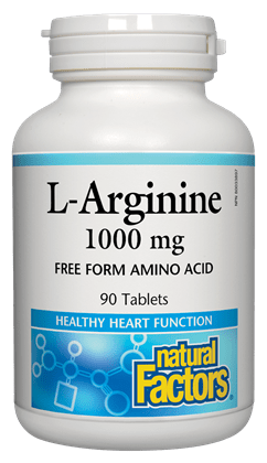 Natural Factors L-Arginine 1000MG 90Tabs