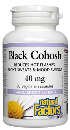 Natural Factors Black Cohosh Standardized Extract 40Mg