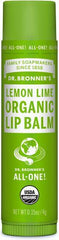 Dr. Bronner Organic Lip Balm Lemon Lime 4g