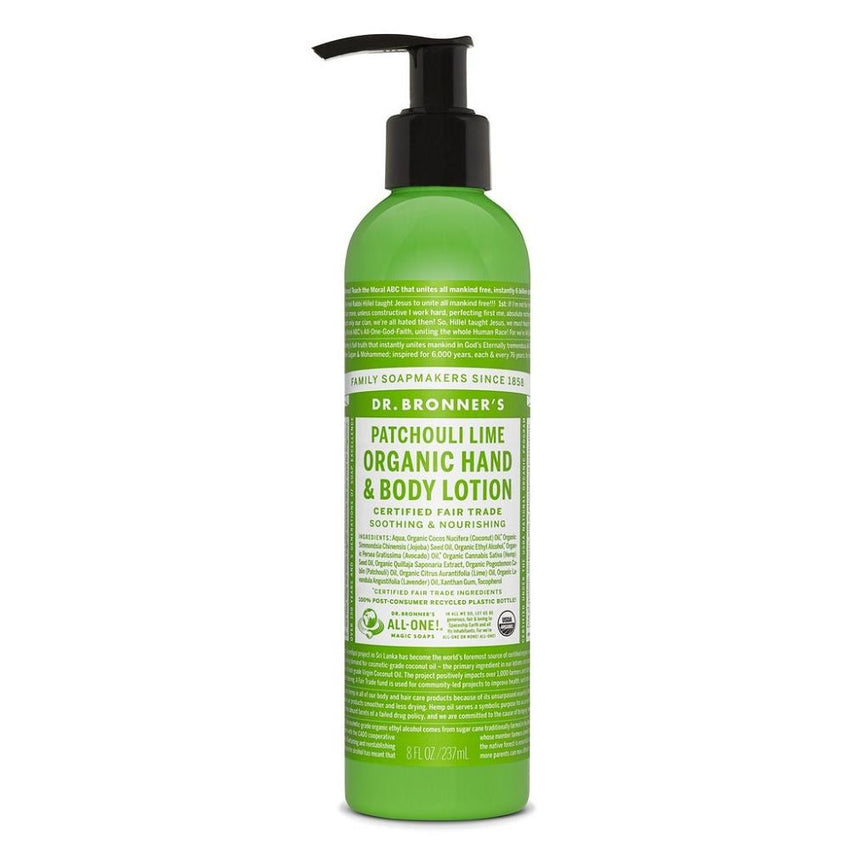 Dr. Bronner Organic Lotion Patchouli Lime 237ml