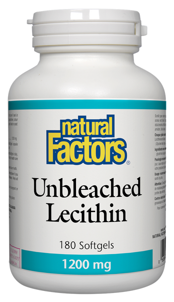 NATURAL FACTORS UNBLEACHED LECITHIN 180SG