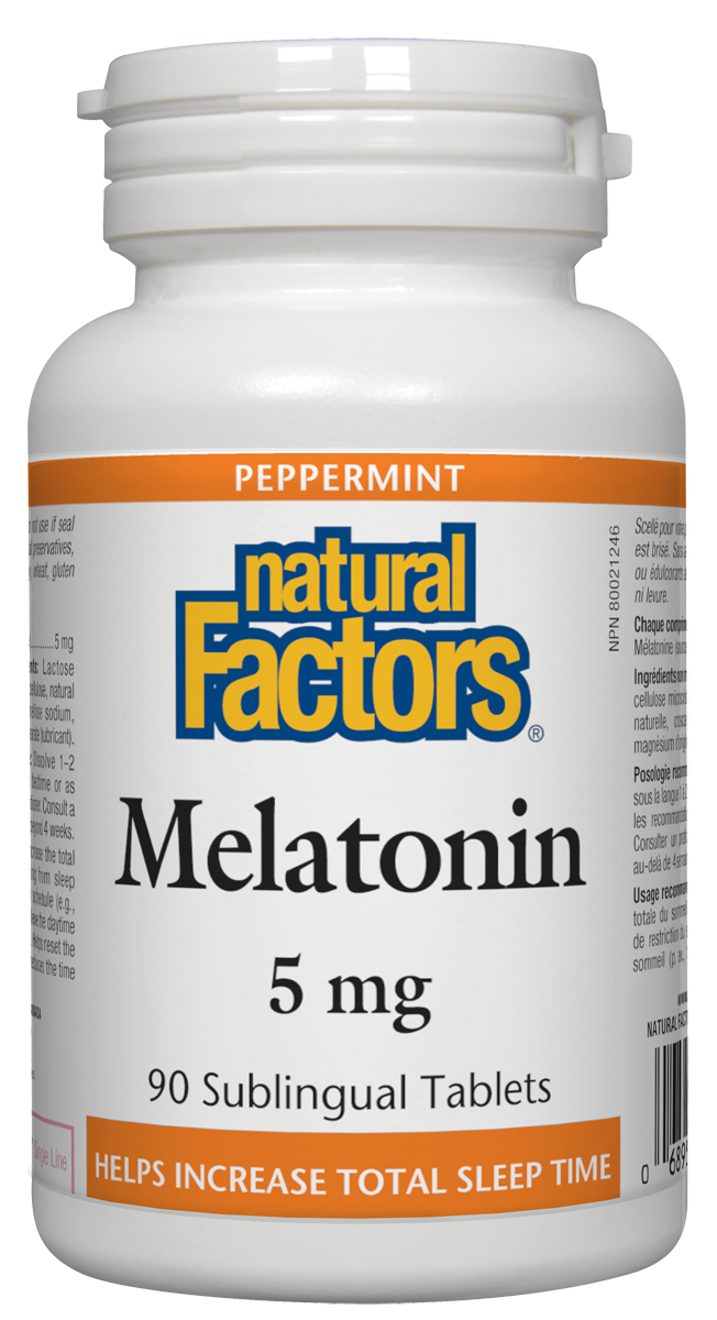 Natural Factors Melatonin 5Mg 90Tab
