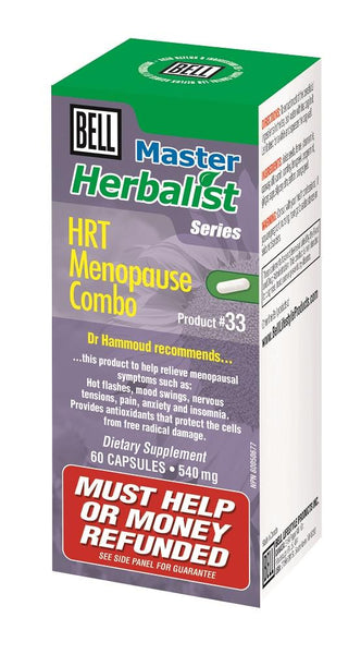 BELL HRT Menopause Combo 540mg 60caps