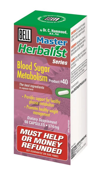 BELL Blood Sugar Metabolism 574MG 60caps