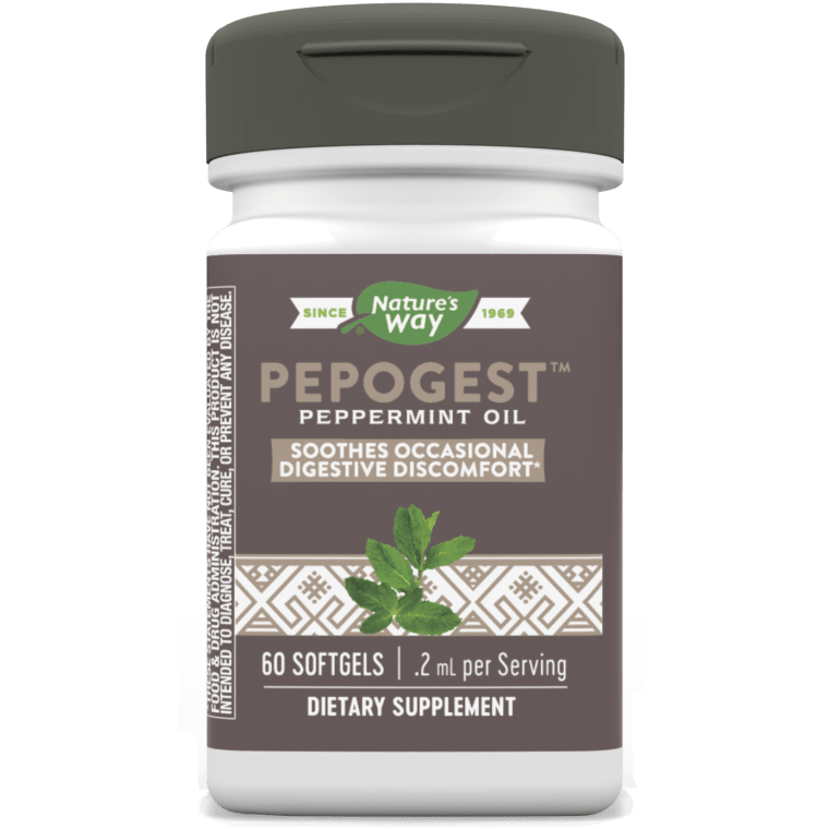Nature’s Pepogest (Peppermint Oil) 0.2 Ml 60 Softgels