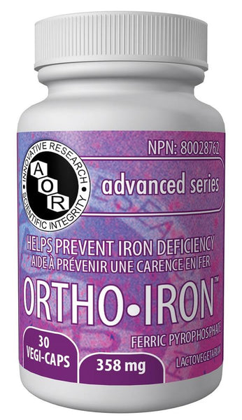 A.O.R Ortho Iron 358mg 30Vcaps