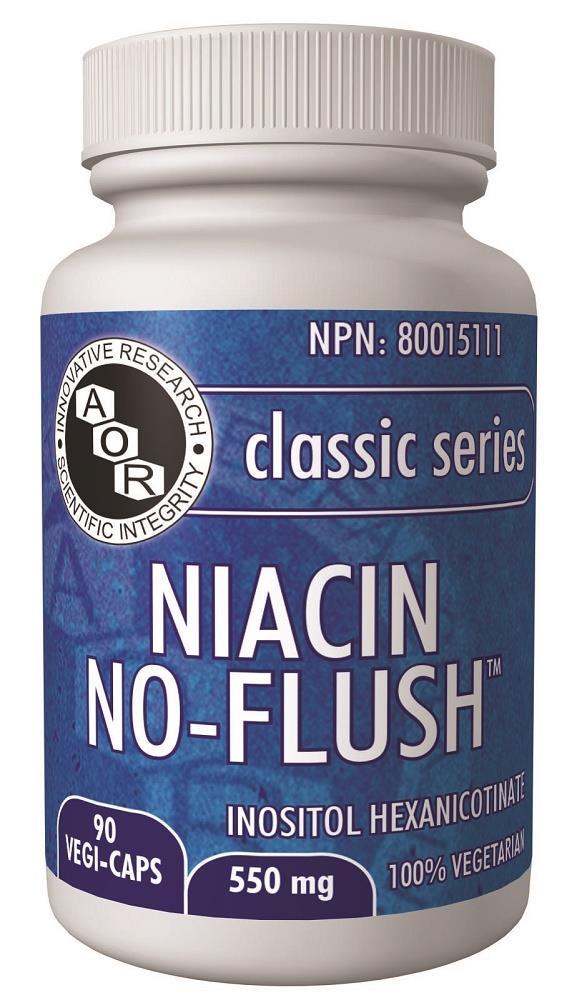 A.O.R Niacin No-Flush 550mg 90Vcaps