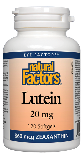 Natural Factors Lutein 20MG 120SG