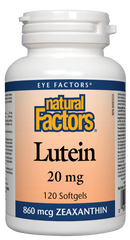 Natural Factors Lutein 20MG 120SG
