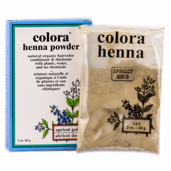 Colora Henna Powder Organic Hair Color Apricot Gold 60G