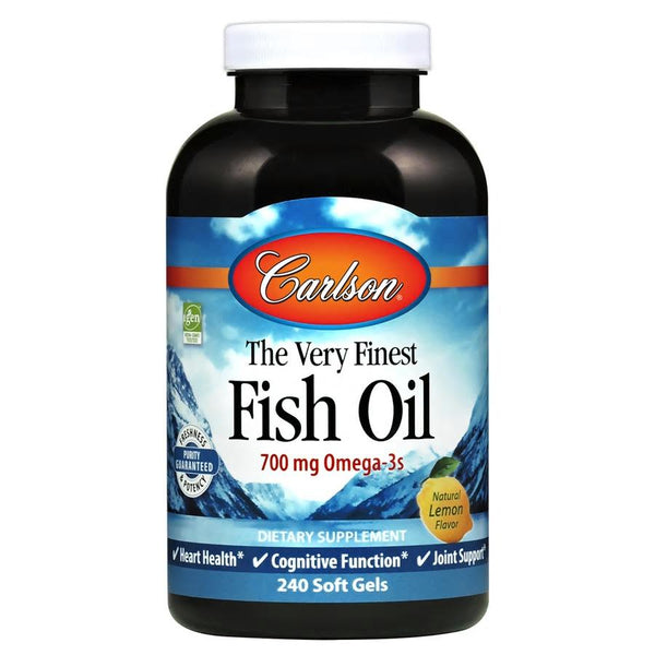 Carlson Fish Oil - Lemon Flavour 240 Softgels