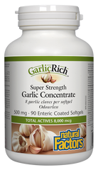 Natural Factors Garlic Concentrate Super Strength 500MG 90SG